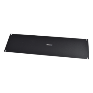 Tapa Ciega / Rack 19in / 3UR / Acero Cal. 14 / Pintura Electroestática Negra / 0.95 kg