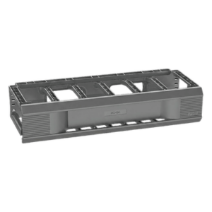 Organizador de Cables Horizontal / 1 UR / 19in / 66 Cables Cat 5e/6/6a / Montaje sin Herramientas