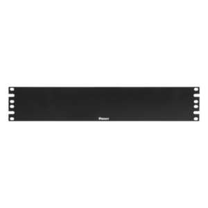 Tapa Ciega para Rack / 19 Pulgadas / 2 UR / Acero 16 ga / Diseño Plano / 482.6 x 43.7 mm