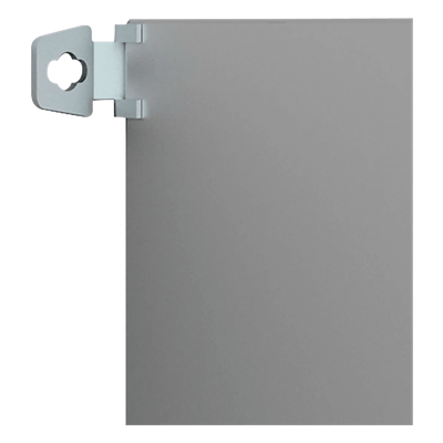 Soporte de Montaje en Pared / Acero Zincado 3 mm / 36x76x21 mm (1.42x2.99x0.83 in) / 4 Unidades / Protección IP / Posicionamiento Dual
