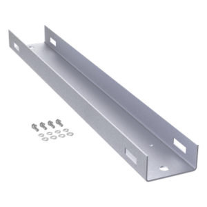 Montaje de Poste / 600 mm (1.97 ft) de Alto / 12 UR / Aluminio / Color Negro / 19 in Rack