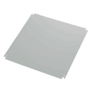 Panel de Montaje Posterior / Acero Dulce Calibre 12ga / 20x20 Pulgadas / Recubrimiento en Polvo Blanco / Compatible con Paneles de Madera 3/4 Pulgadas