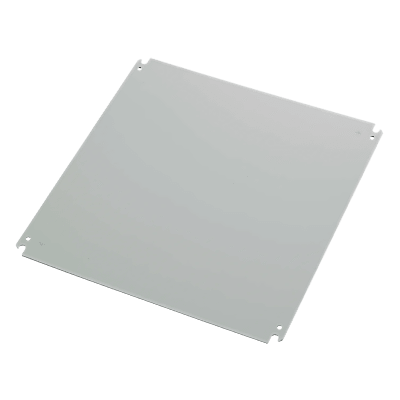 Panel de Montaje Posterior / Acero Dulce Calibre 12ga / 20x20 Pulgadas / Recubrimiento en Polvo Blanco / Compatible con Paneles de Madera 3/4 Pulgadas