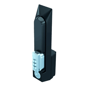 Chapa de Seguridad para Gabinete / Combinación de 3 Dígitos / Control Llave Maestra / Acero Texturizado Negro / 7.50 x 1.38 x 2.50 in