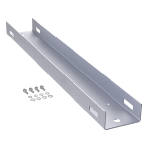Montaje de Poste / 900 mm (18 UR) / Aluminio / RAL 9005 / 19 in / 2.95 ft de alto