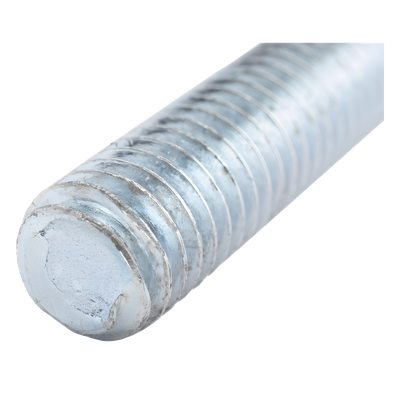 Varilla Roscada / 3/8" (9.5 mm) / 3000 mm (9.8 ft) / Acero Alta Resistencia / Electro Zinc 15-20 μm / Roscado Métrico e Imperial
