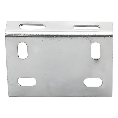 Placa Salida a Tubo / Acabado Electro Zinc / Compatible 1/2' a 2' / Abrazadera Tipo U
