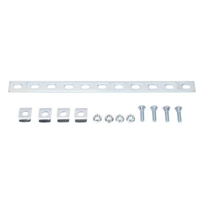 Kit de uniones y derivaciones para charola / Acero al carbono / Acabado electrozincado 15-20 μm / 4 clemas / Clip ED275