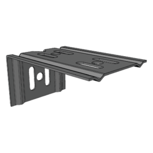 Ménsula para Malla / Charola 100 mm / Montaje en Pared / Acabado Electrozinc / Cargas Ligeras