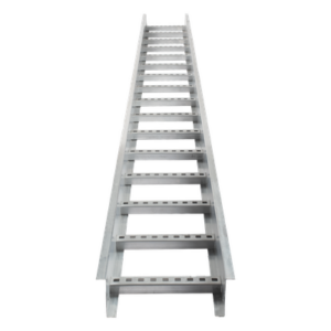 Escalera de Aluminio Portacables / Perfil Z / Peralte 3 1/4" / Paso 9" / Ancho 12" / 3.66 m (12 ft) / Capacidad 274 Cables / Carga 74.4 kg