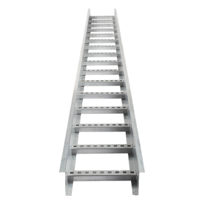 Escalera de Aluminio Portacables / Perfil Z / Peralte 3 1/4" / Paso 9" / Ancho 12" / 3.66 m (12 ft) / Capacidad 274 Cables / Carga 74.4 kg
