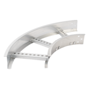 Curva Horizontal de 90° / Perfil Z / Ancho 9" / Peralte 3 1/4" / Radio 8" / Aluminio / Interior y Exterior