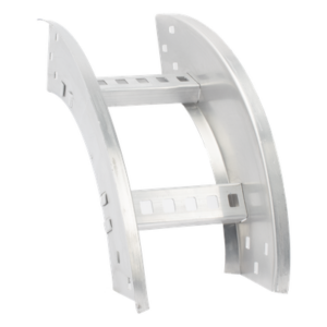 Curva Vertical Exterior / Perfil Z / Peralte 3 1/4" / Ancho 6" / Radio 8" / Aluminio / 90°