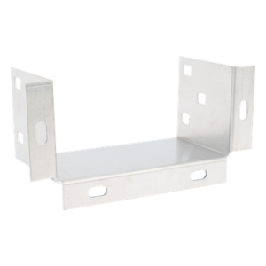Conector de Escalera a Tablero / Peralte 3 1/4" / Ancho 6" / Aluminio / Tornillería Incluida