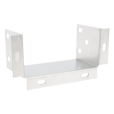 Conector de Escalera a Tablero / Peralte 3 1/4" / Ancho 6" / Aluminio / Tornillería Incluida