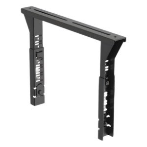 Soporte Trapezoidal Apilable / 300 mm (12") Ancho / Acero Recubierto en Polvo / Negro / Centros de Datos