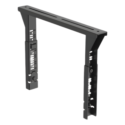 Soporte Trapezoidal Apilable / 300 mm (12") Ancho / Acero Recubierto en Polvo / Negro / Centros de Datos
