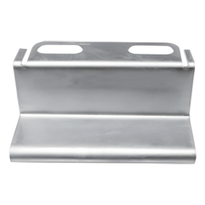 Placa de Salida a Tubo / Peralte 33 mm / Tuberías 1/2' a 2' / Acabado Galvanizado Electro-Zinc / Diseño U
