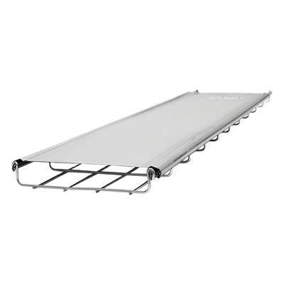 Tapa para charola tipo malla / 3 m (9.84 ft) / Ancho 150 mm / Acero calibre 20 / Acabado Electro Zinc