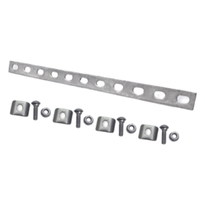 Kit de Unión para Charolas / 13 Piezas / Acabado Galvanizado por Inmersión en Caliente / Bimetálico / Uso Exterior y Zonas Húmedas / Instalación con Llave de 10 mm