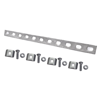 Kit de Unión para Charolas / 13 Piezas / Acabado Galvanizado por Inmersión en Caliente / Bimetálico / Uso Exterior y Zonas Húmedas / Instalación con Llave de 10 mm