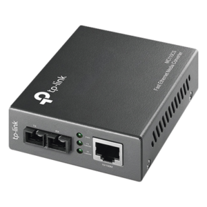 Convertidor de Medios / Fibra Óptica Monomodo / 1 Puerto RJ45 10/100 Mbps / Puerto SC 100 Mbps / Alcance 20 km (65,616.8 ft) / Plug and Play