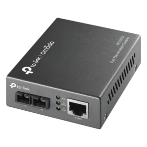 Convertidor de Medios / Fibra Multimodo SC / RJ45 10/100 Mbps / 100 Mbps / Alcance 2 km / Plug and Play