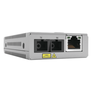 Convertidor de Medios Gigabit / 10/100/1000Base-T a 1000Base-LX / SC Monomodo / Alcance 20 km (65,616 ft) / Compatible con Chasis MMCR18