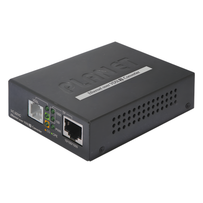 Convertidor de Medios / VDSL2 / RJ-45 / RJ-11 / POTS / 6.6W / Larga Distancia
