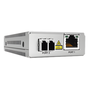 Convertidor de medios / Gigabit Ethernet a fibra óptica / LC monomodo / 10 km / TAA / 10/100/1000 Mbps