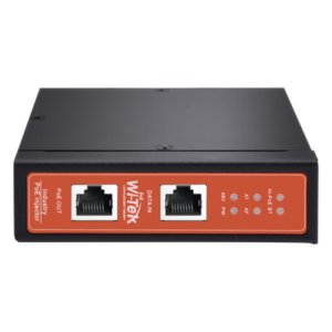 Inyector PoE Industrial / Entrada 12-57 VDC / Salida PoE++ 90W / Gigabit Ethernet / Riel DIN / Sin Ventilador