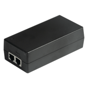 Inyector PoE Gigabit / 56 VDC / 1100 mA / 100-240 VCA / -10 a 40°C / 123 x 61 x 40 mm