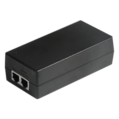 Inyector PoE Gigabit / 56 VDC / 1100 mA / 100-240 VCA / -10 a 40°C / 123 x 61 x 40 mm