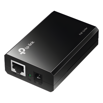 Splitter PoE / Salida 5/9/12 Vcc / 2 Puertos Gigabit / Hasta 328 pies / Plug and Play