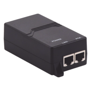 Inyector PoE Pasivo 48vcc Gigabit para APs Grandstream hasta 24W GWN7605, GWN7605LR, GWN7615, GWN7630, GWN7630LR, GWN7660, GWN7660LR y GWN7664.