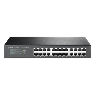 Switch Gigabit no administrable / 24 puertos 10/100/1000 Mbps / 35.7 Mpps / Escritorio o rack