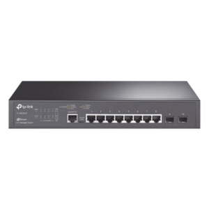 Switch Gigabit Administrable / 8 Puertos RJ45 + 2 SFP / 20 Gbps / SDN Omada / QoS 8 Colas / IPv4/IPv6
