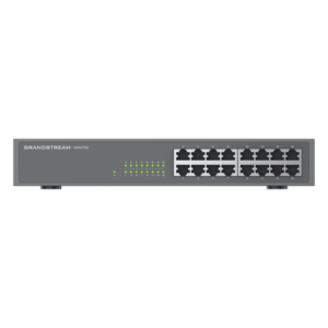 Switch No Administrable / 16 Puertos Gigabit / Capacidad 10 Gbps / 120 x 65 x 24.5 mm / 0.39 x 0.21 x 0.08 ft