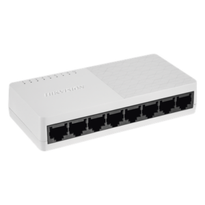 Switch Gigabit de Escritorio / 8 Puertos 10/100/1000 Mbps / Diseño Compacto / Operación Silenciosa / Fuente de Alimentación Incluida