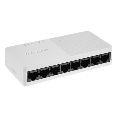 Switch Gigabit de Escritorio / 8 Puertos 10/100/1000 Mbps / Diseño Compacto / Operación Silenciosa / Fuente de Alimentación Incluida
