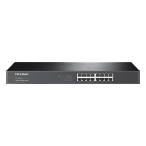 Switch Gigabit no administrable / 16 puertos 10/100/1000 Mbps / Rack o escritorio / 35.7 Mpps / 1.19 ft (0.36 m) de profundidad