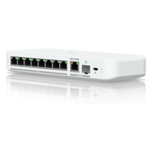 Switch Administrable / 8 Puertos 2.5GbE / 1 Puerto 10GbE RJ45/SFP+ / 60 Gbps / PoE+ o USB-C