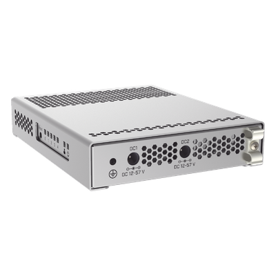 Switch administrable / Dual OS / 1x RJ45 1G / 4x SFP+ 10G / Sin ventilador / 10W máx