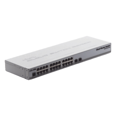 Switch / 24 Puertos Gigabit / 2 Puertos SFP+ 10G / Dual OS / 88 Gbps / 1 RU