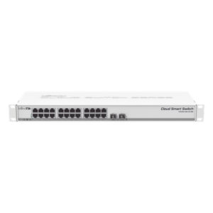 Cloud Smart Switch / 24 Puertos Gigabit / 2 Puertos SFP+ 10G / 1U Rackmount / -40°C a +70°C / 19W / 1.44 ft x 0.47 ft x 0.14 ft