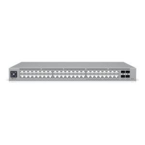 Switch Administrable Capa 3 / 48 Puertos RJ45 (16 × 2.5 GbE + 32 × 1 GbE) / 4 Puertos SFP+ 10G / Capacidad 224 Gbps / Pantalla LCD Táctil 1.3" / Etherlighting™ / RPS DC