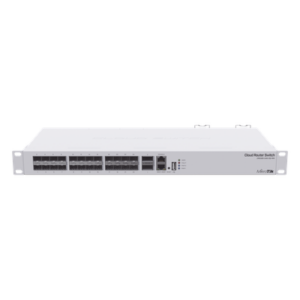 Cloud Router Switch / Dual OS / 24x 10G SFP+ / 2x 40G QSFP+ / 640 Gbps / 252 Mpps / Redundante