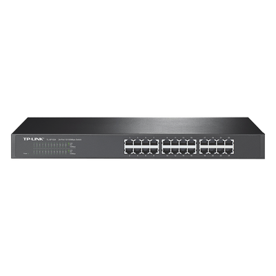 Switch / 24 Puertos 10/100 Mbps / Montaje en Rack / 35.7 Mpps Throughput / Auto MDI/MDIX