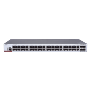 Switch Administrable Capa 3 / 48 Puertos Gigabit / 4 SFP+ 10Gb / Stack VSU 4 Miembros / Conmutación 176 Gbps / Gestión en la Nube