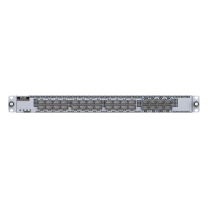 Switch Data Center / 24 Puertos QSFP56 200GE + 8 QSFP-DD 400GE / 16.0 Tbps / 5350 Mpps / RDMA RoCEv2 / Capa 3 Spine-Leaf VXLAN EVPN / 1 RU Hot-Swap